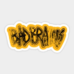 Bad Brains (black) - distressed Sticker